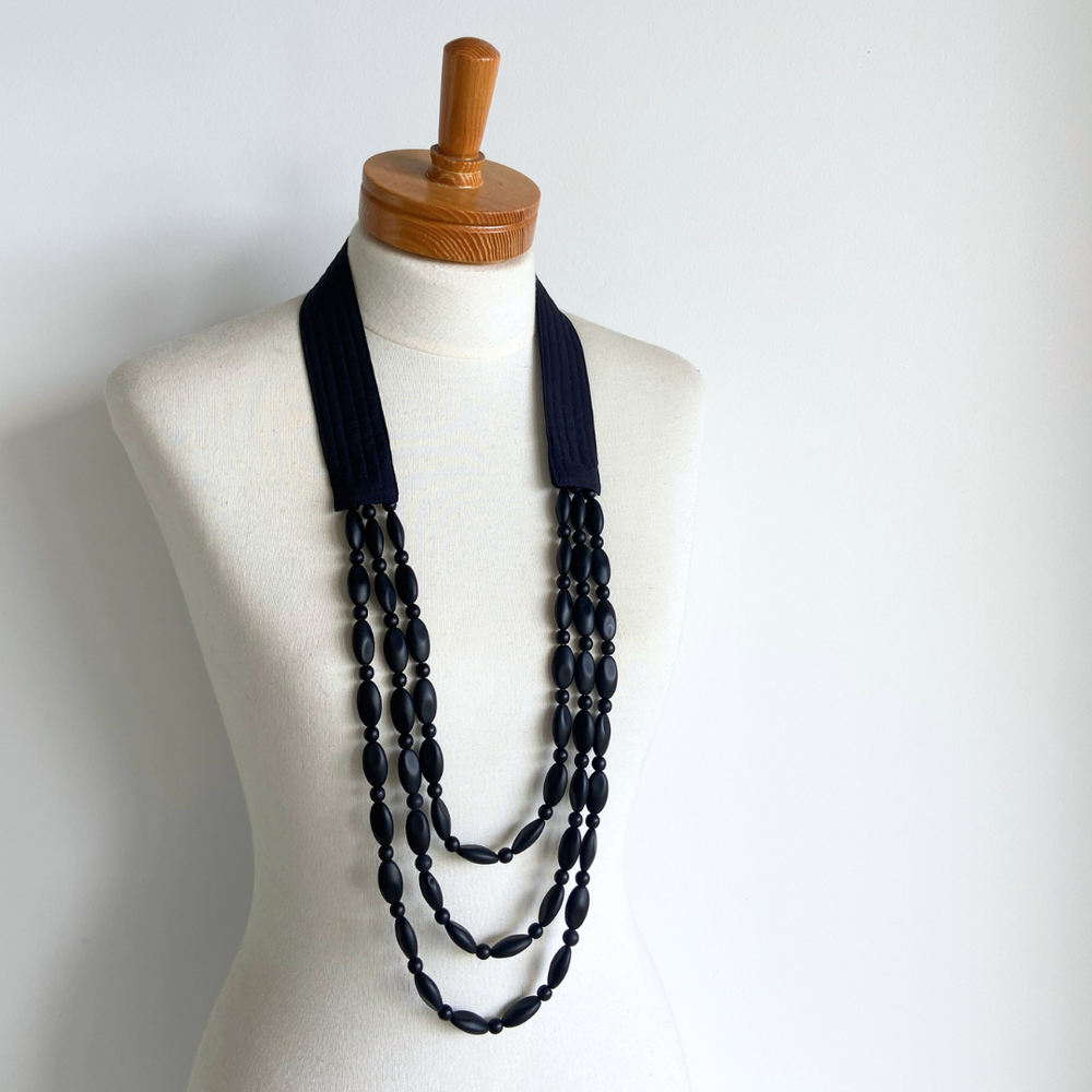 OOAK The Collar - Black on Black