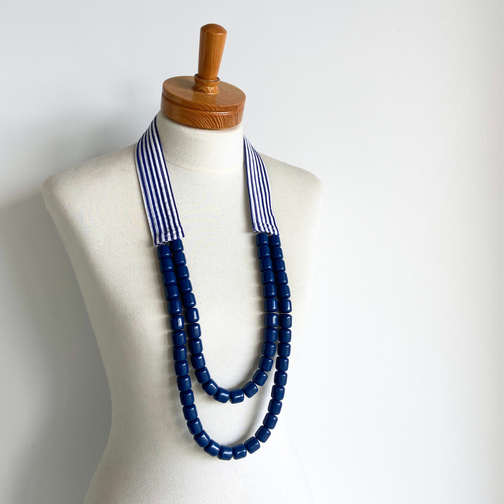 OOAK The Collar - Blue Stripe