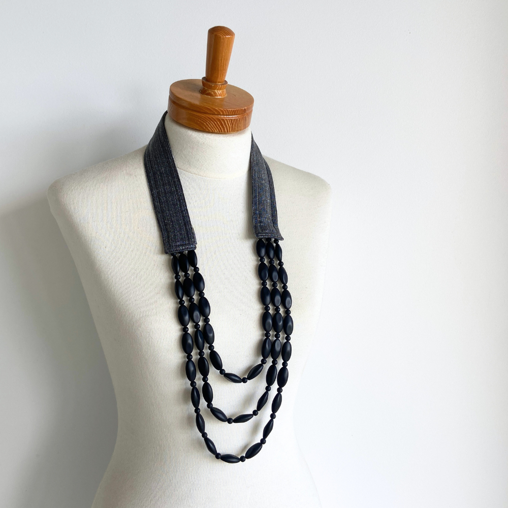 OOAK The Collar - Black Sparkle
