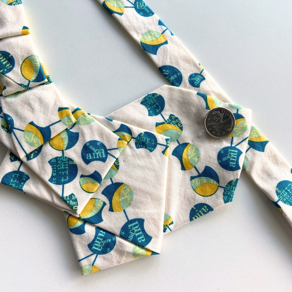 OOAK The Windsor - Circle patten on White