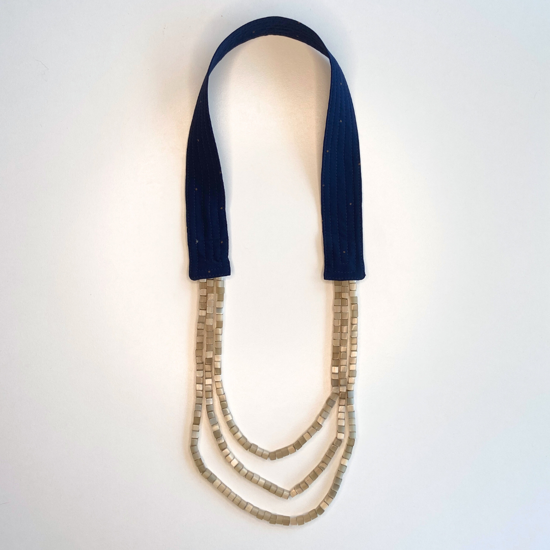 
                  
                    OOAK The Collar - Navy & Taupe
                  
                