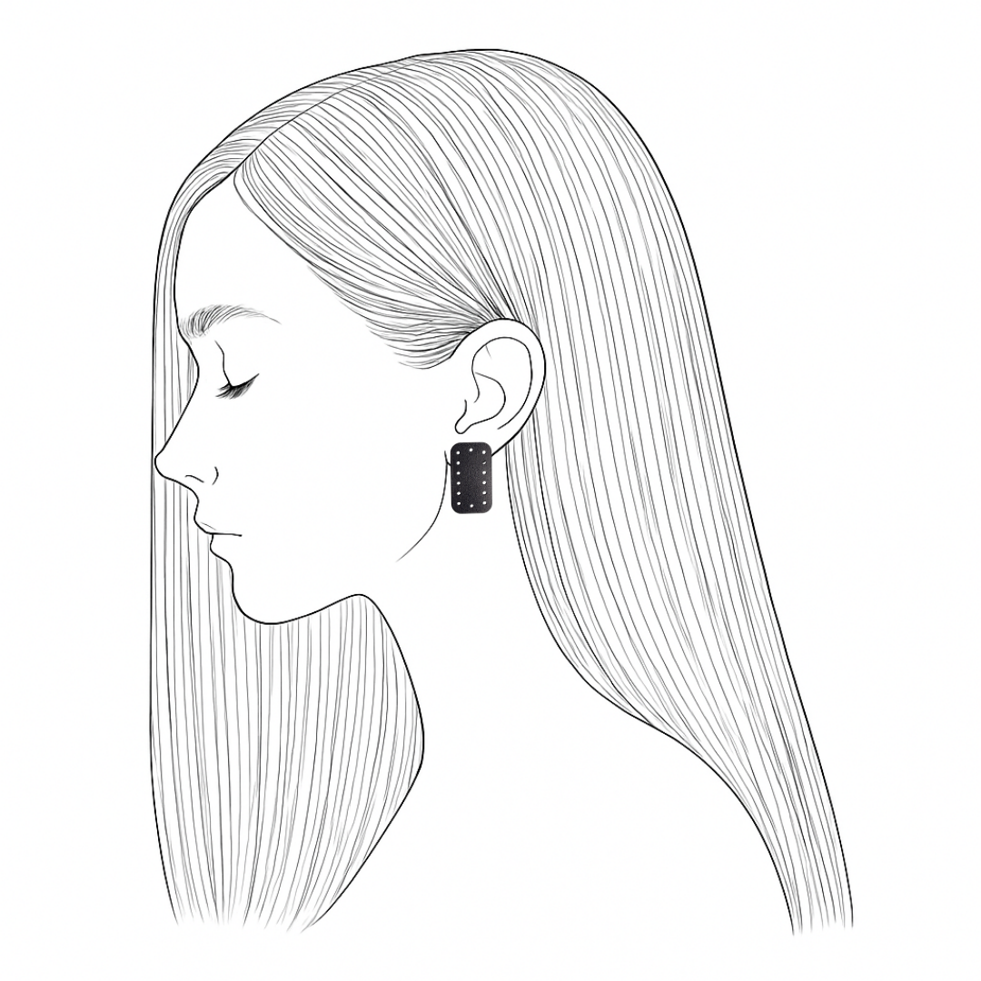 
                  
                    perforated earrings - 2 colours
                  
                