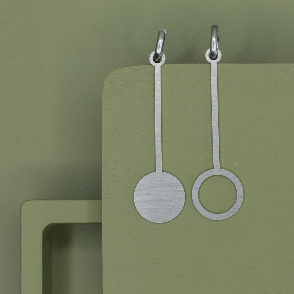 OOAK magog asymmetric convertible earrings