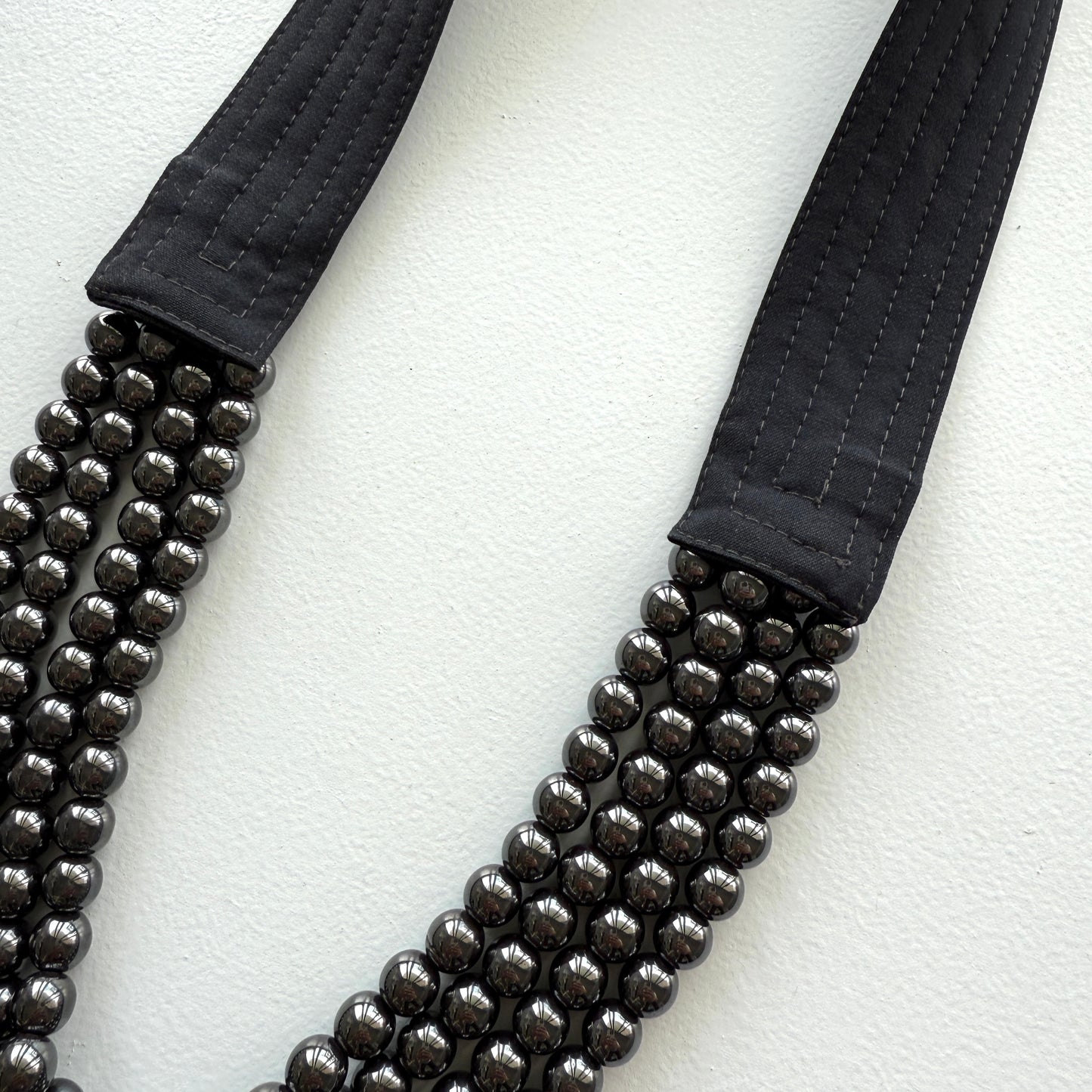 
                  
                    OOAK the collar - Charcoal and Agate
                  
                