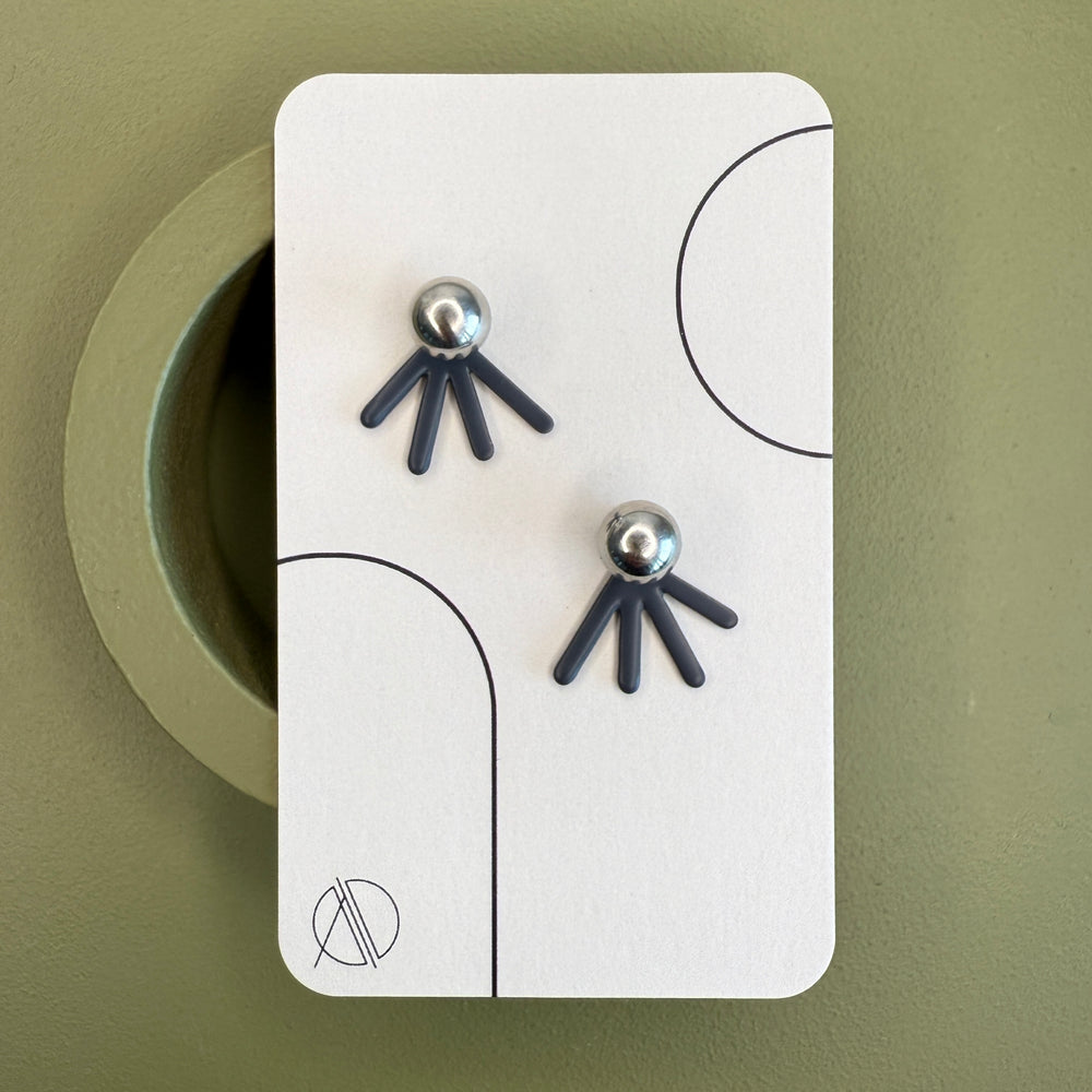 convertible trifecta earrings - rays - 2 colourways