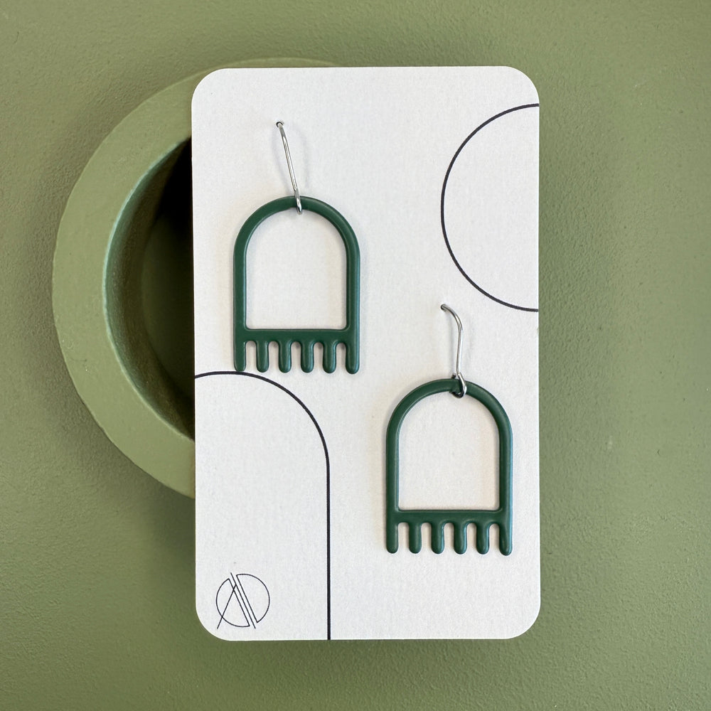 small tassel hook earrings - 2 colourways