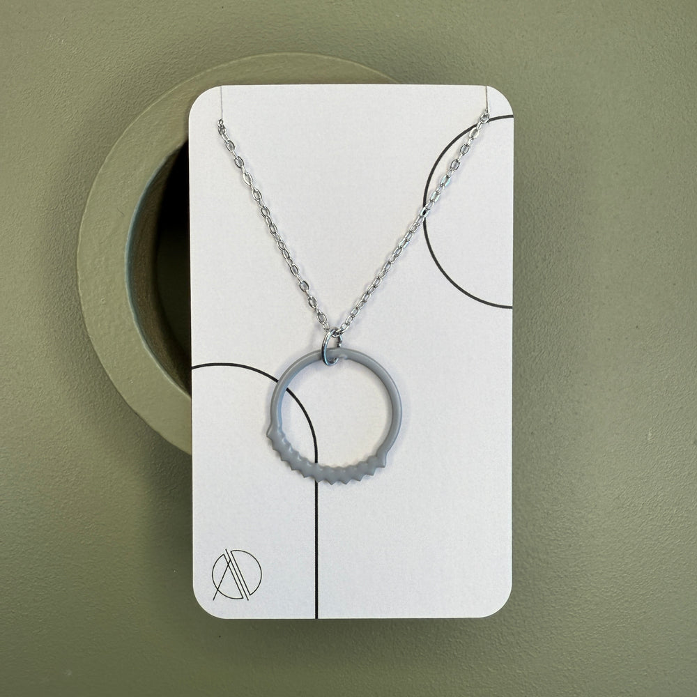 OOAK - zigzag pendant