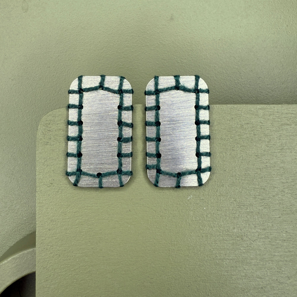 
                  
                    OOAK - blanket stitched earrings - 2 colourways
                  
                