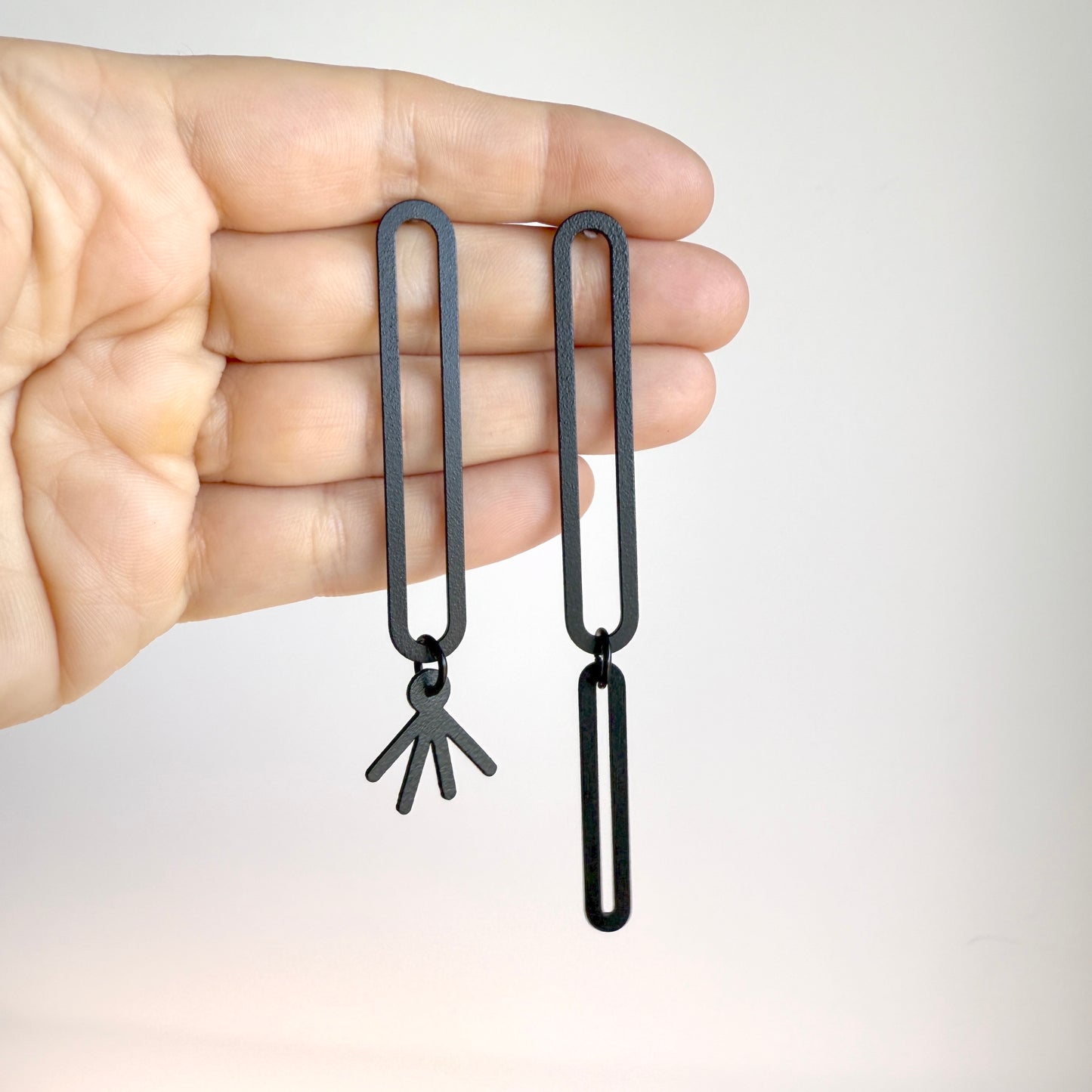
                  
                    OOAK - asymmetrical axis earrings
                  
                
