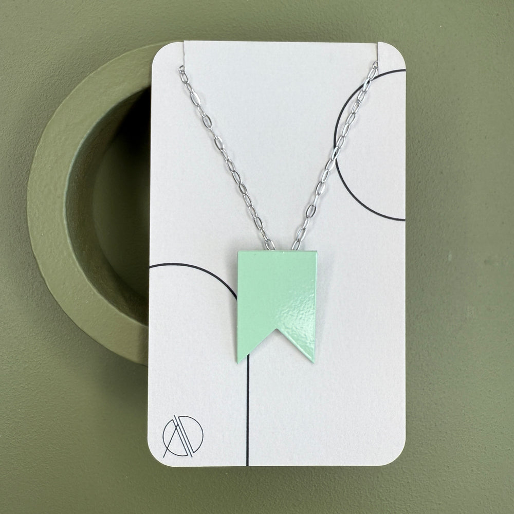 OOAK - flag pendant