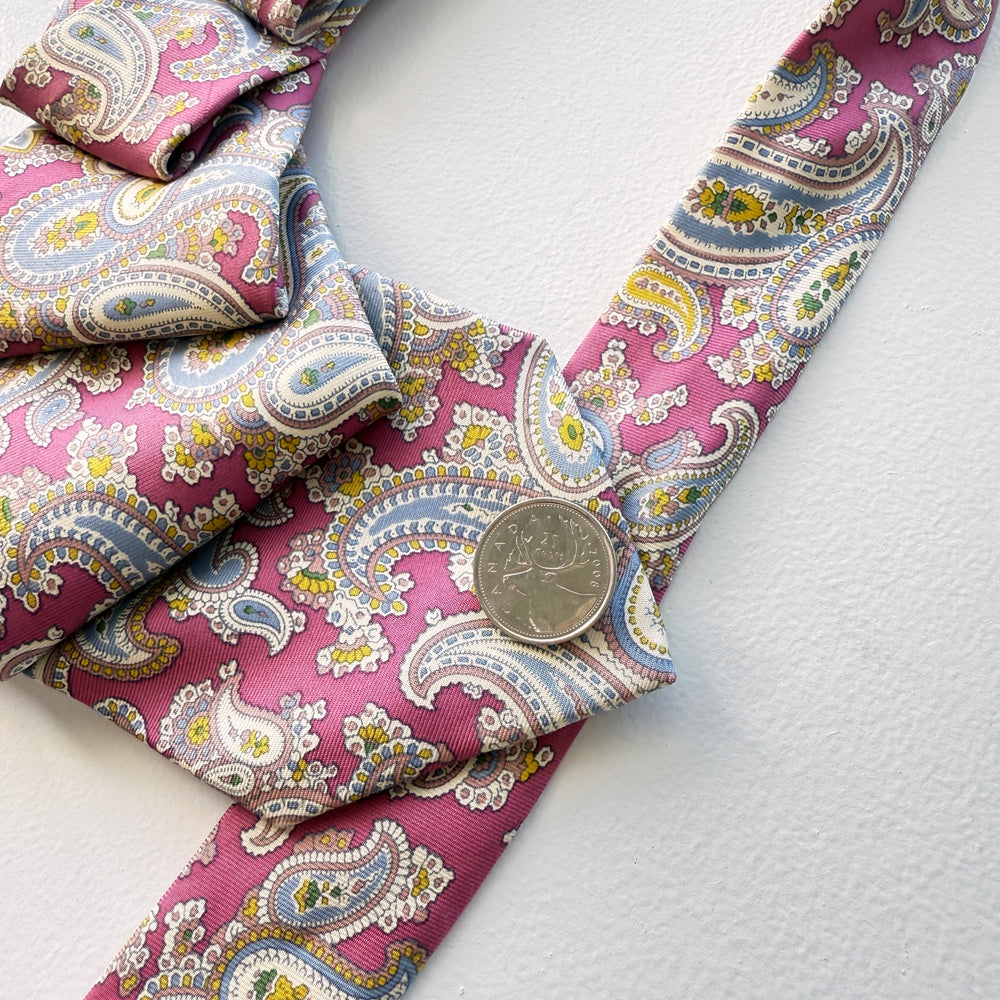 OOAK the windsor - pink paisley