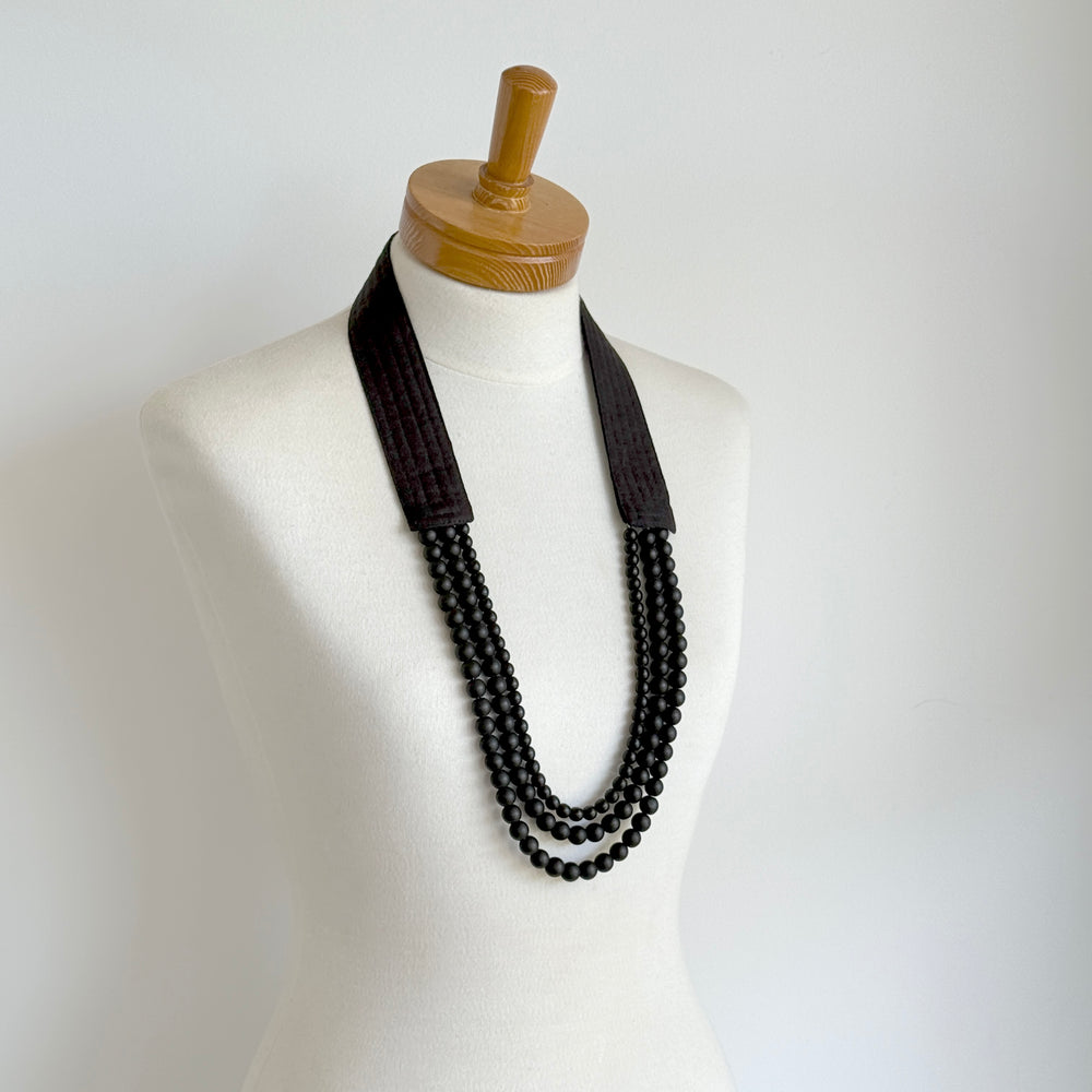 OOAK the collar - Black (thin)