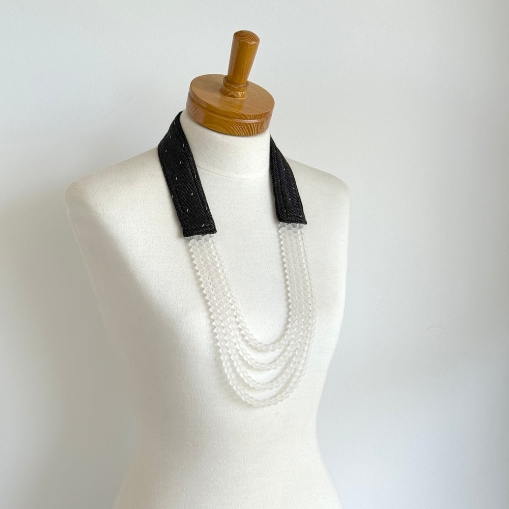 OOAK the collar - Black & White