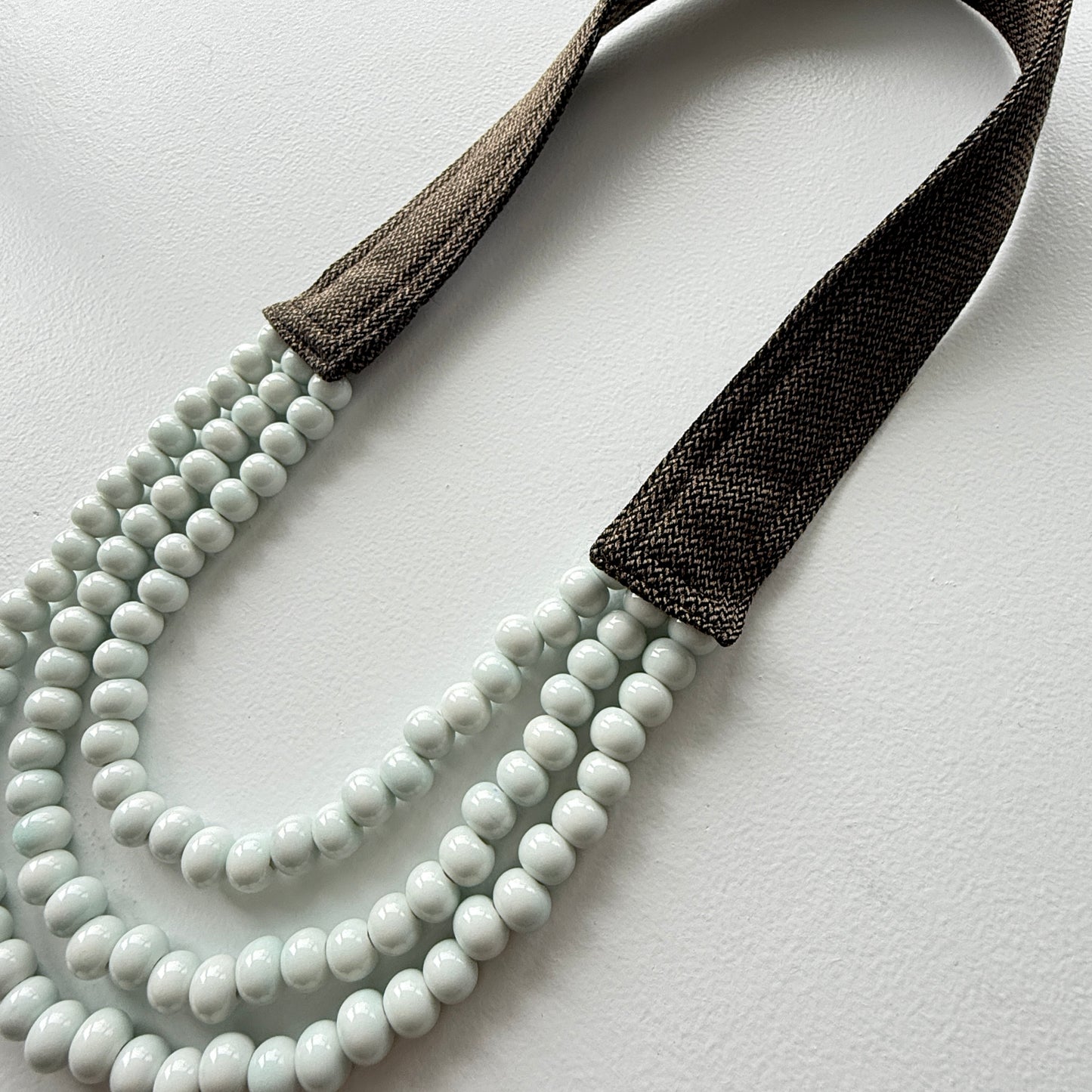 
                  
                    OOAK the collar - Brown and Porcelain
                  
                