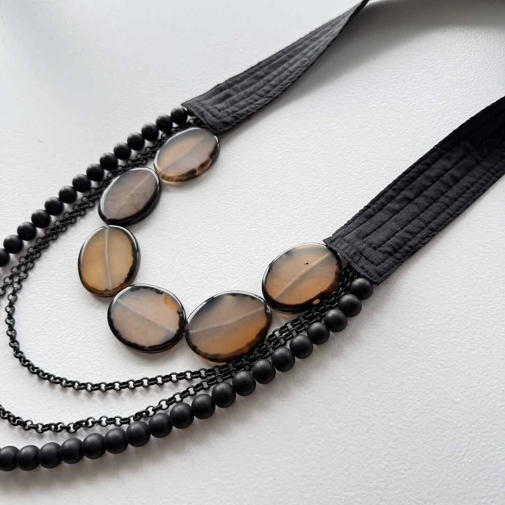 
                  
                    OOAK the collar - Black & Resin
                  
                