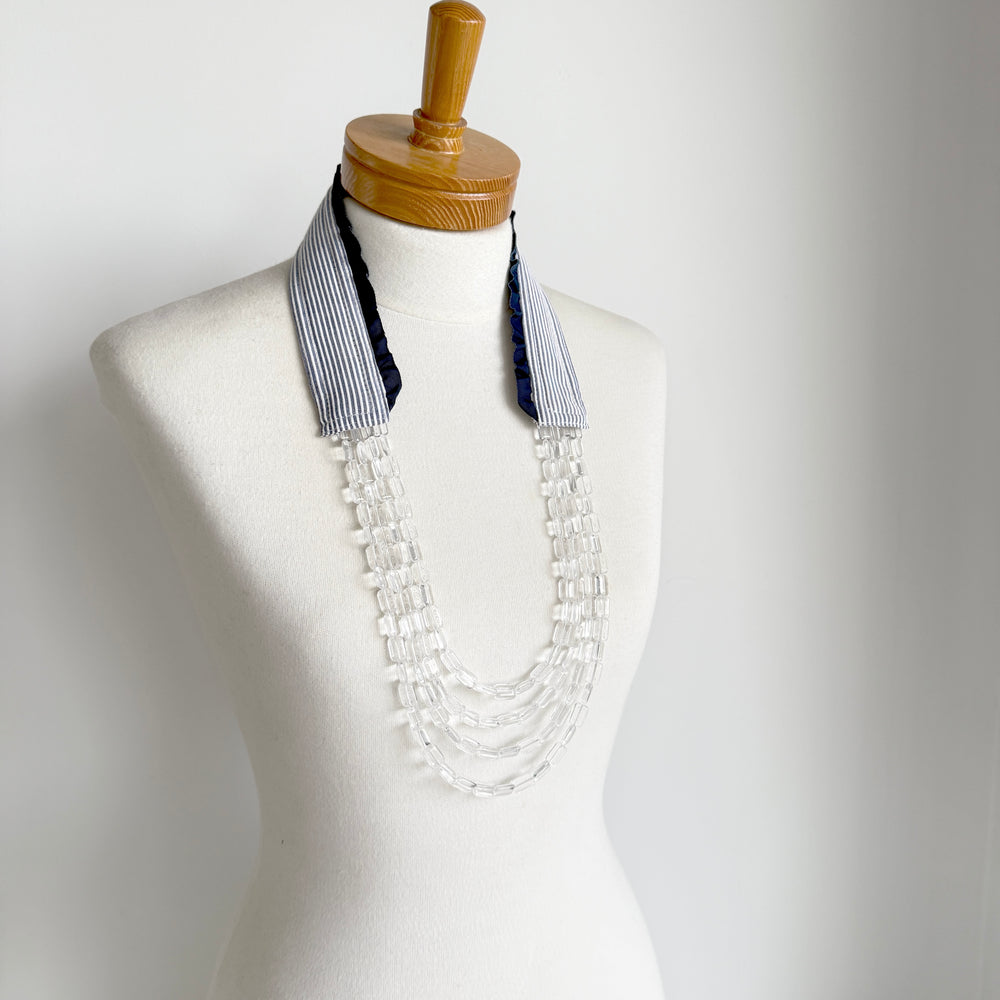OOAK the collar - Blue frill