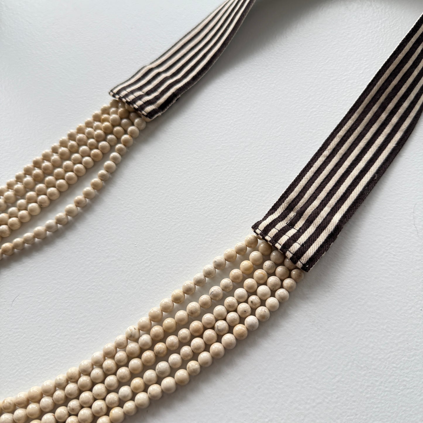 
                  
                    OOAK the collar - Brown stripe and stone
                  
                