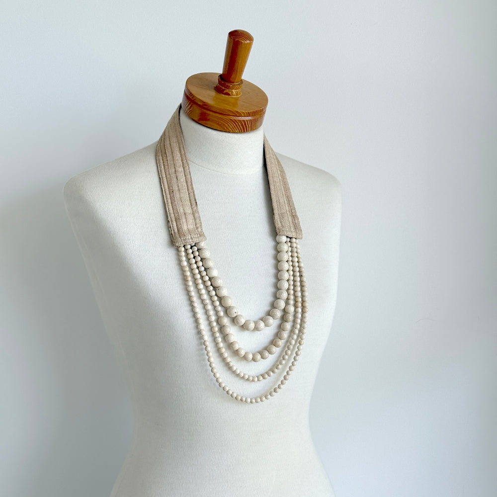 OOAK the collar - Linen