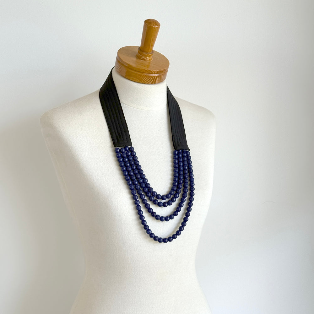 OOAK the collar - Midnight Blue
