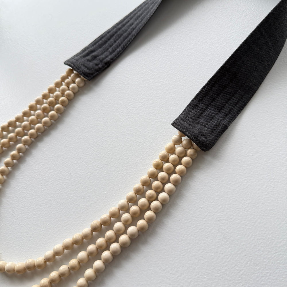 
                  
                    OOAK the collar - Charcoal and Stone
                  
                