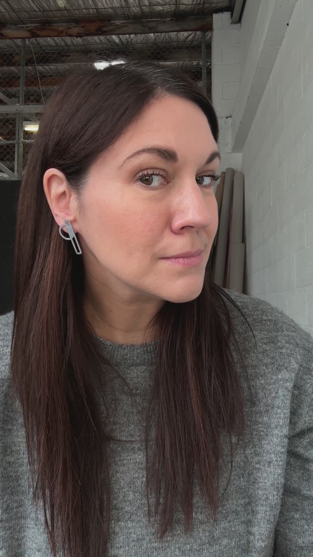 
                  
                    Load and play video in Gallery viewer, hanover earrings - small - 2 colourways
                  
                