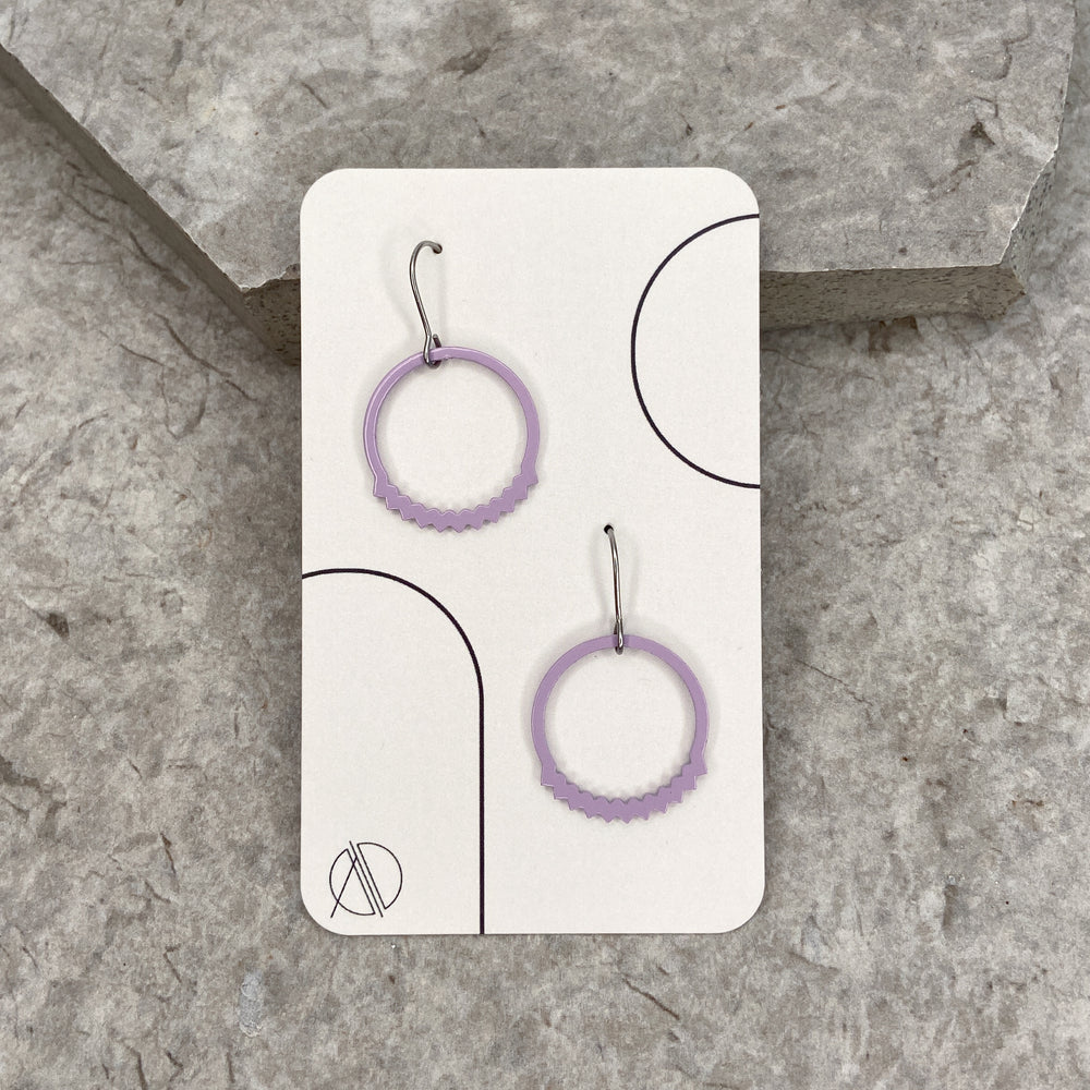 zigzag hook earrings - 2 colours