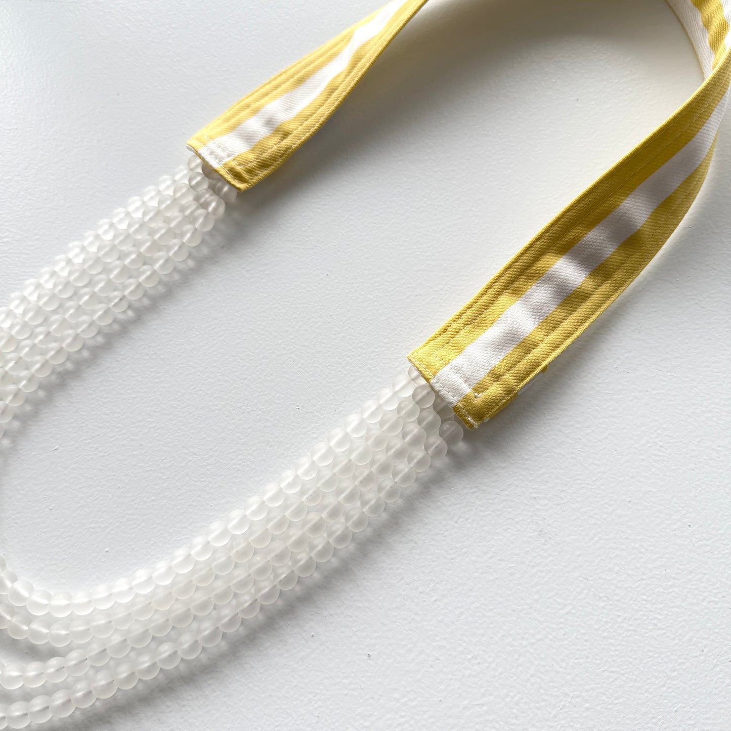 
                  
                    OOAK the collar - Yellow Stripe
                  
                