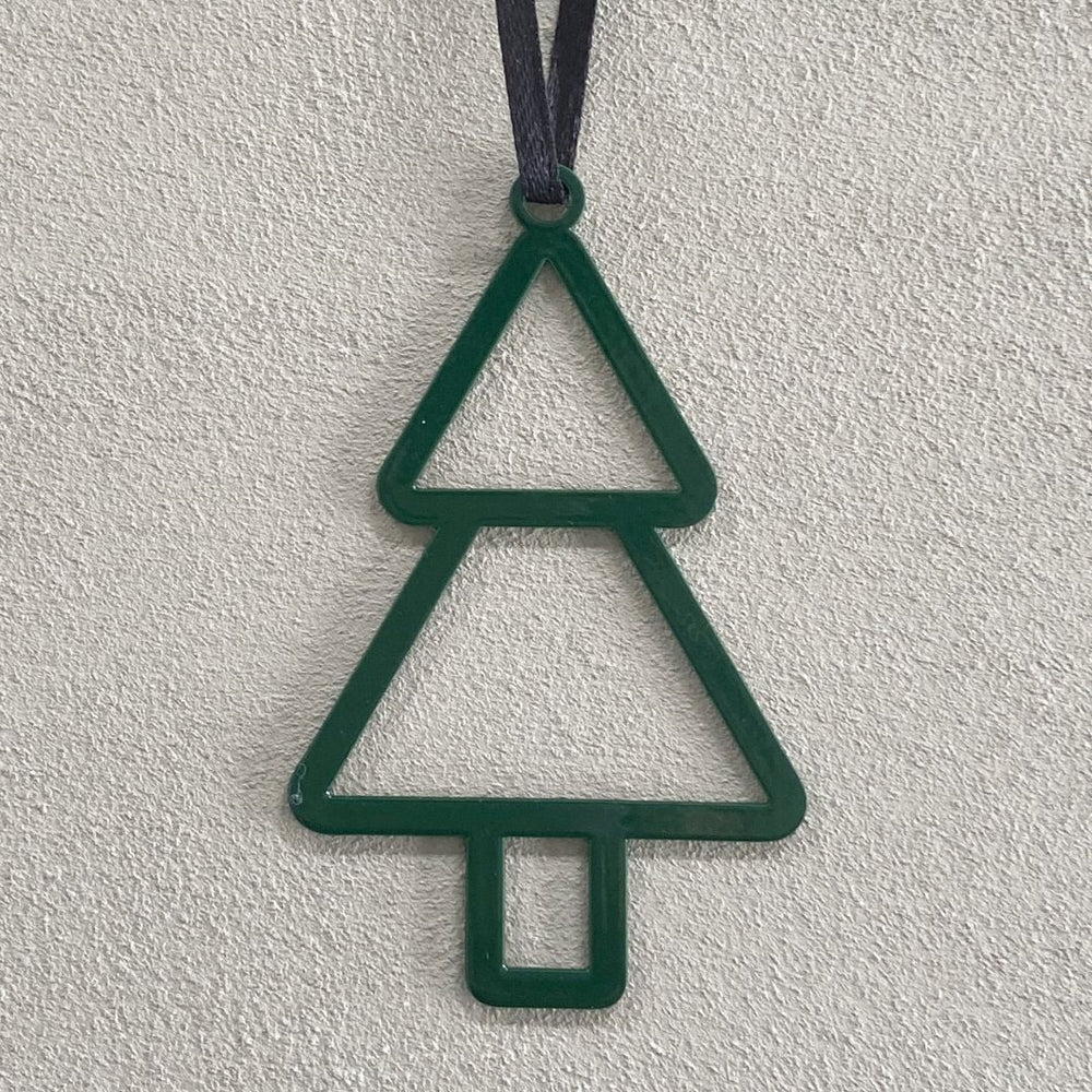 christmas ornament - tree - green