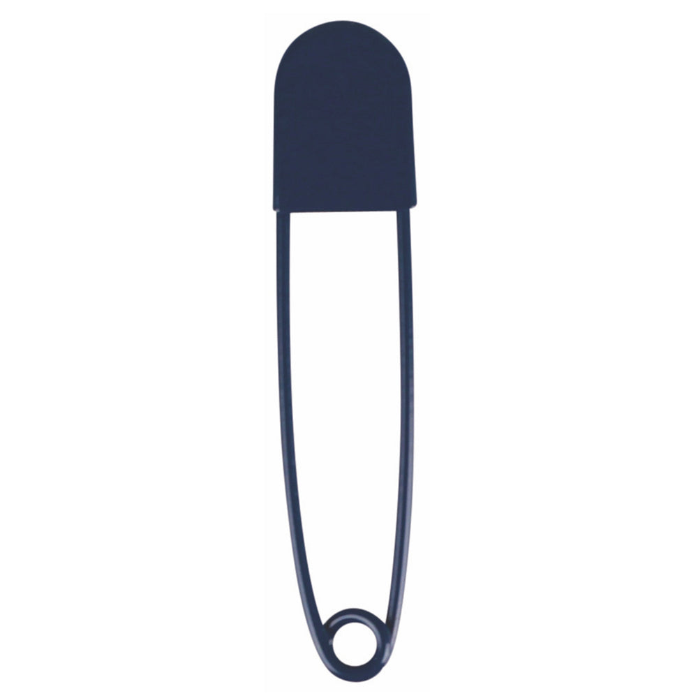 giant safety pin - navy