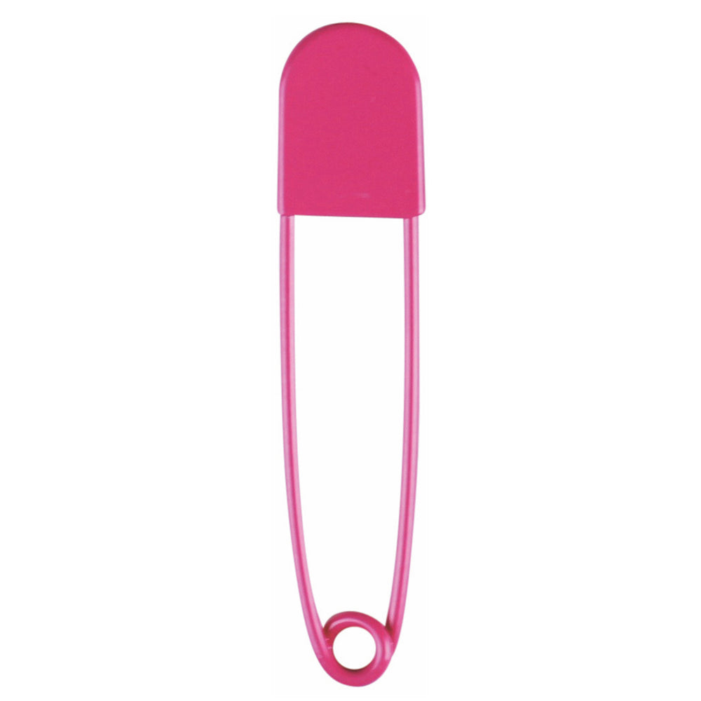 giant safety pin - pink