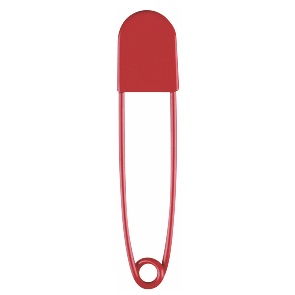 giant safety pin - red
