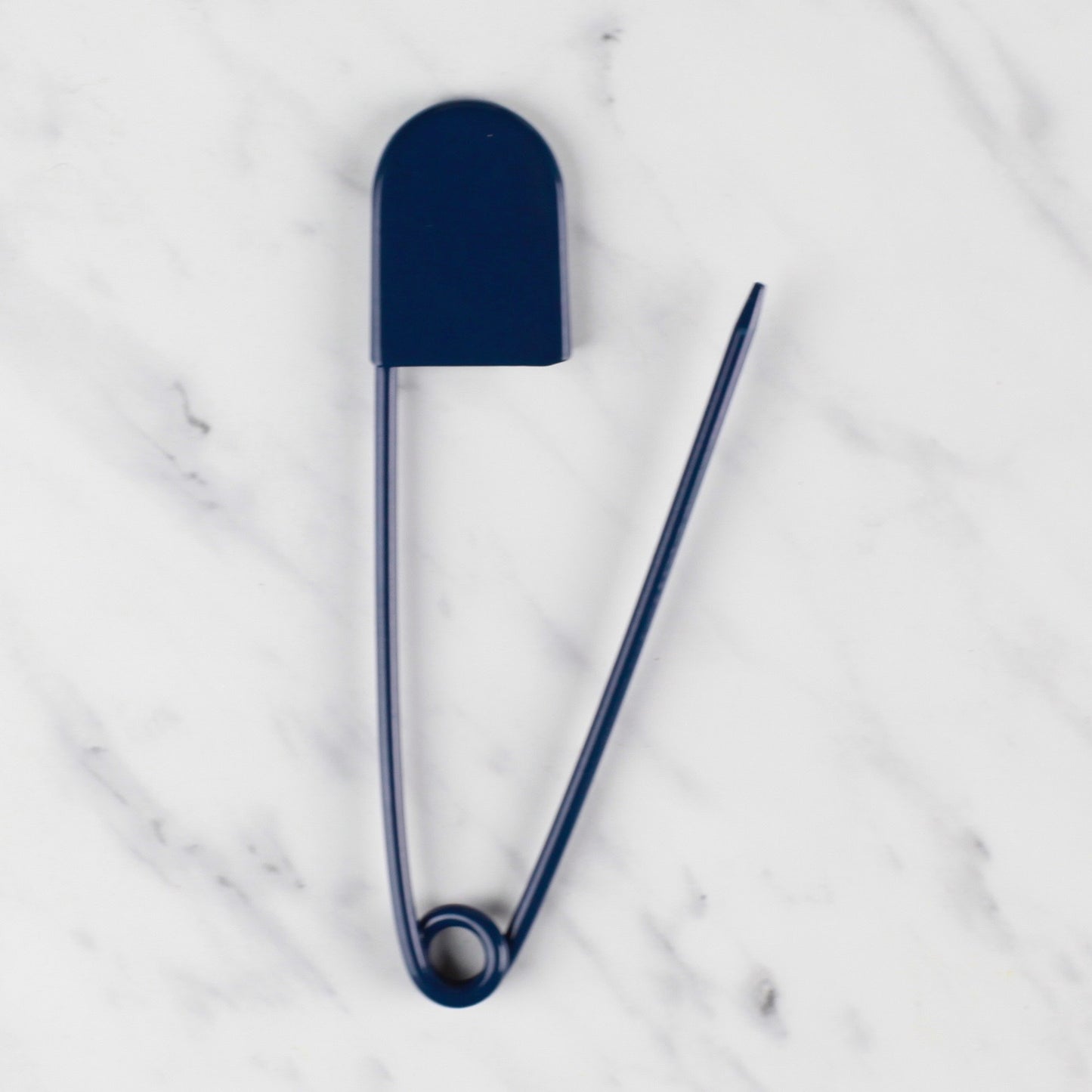 
                  
                    giant safety pin - navy
                  
                