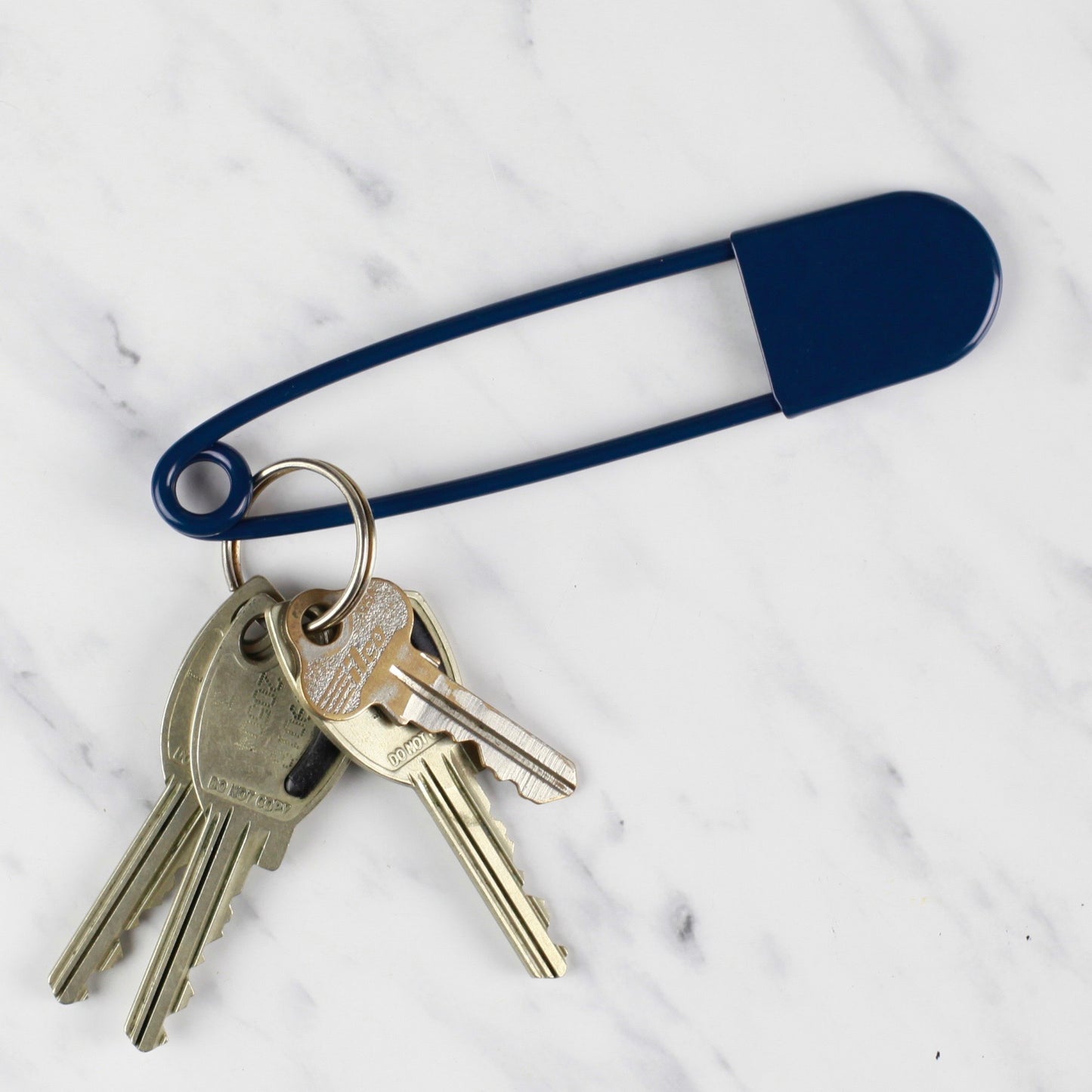 
                  
                    giant safety pin - navy
                  
                